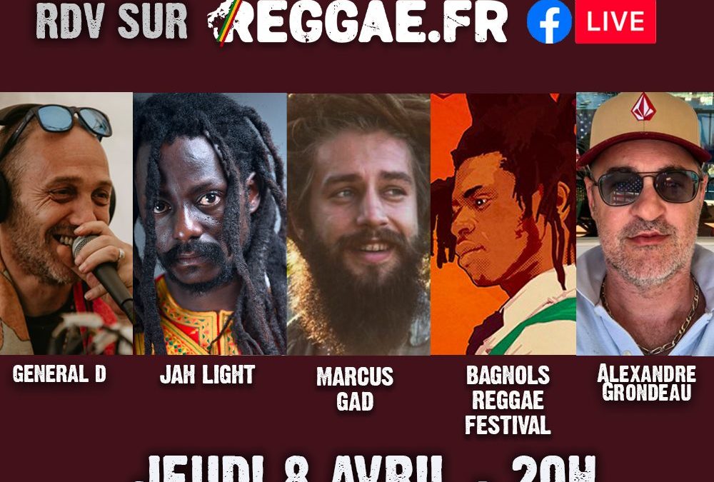 Marcus Gad – Jah Light et Bagnols Reggae Festival dans l’Apero Reggae.fr.